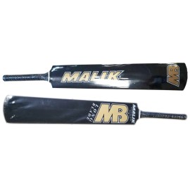 MALIK MB Malik Tape & Tennis Ball Cricket Bat "Long Blade"  - Golden