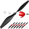Spare RC Plane Propellers RC Airplane Carbon Fiber Nose Cone