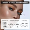 Elara Craft Magnetic Eyelashes,Magnetic Eyelashes with Applicator,2025 New Magnet Lashes