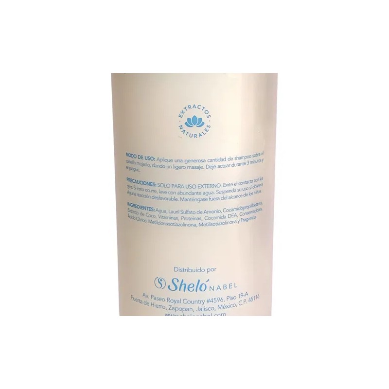 Shampoo De Coco Shelo Nabel® 530ml.