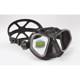 C4 Condo-R Diving Mask for Apnea, Diving, Snorkelling and Diving with Bottles, Model Black - Snake Camu - Carbon (Black ANTIFOG)