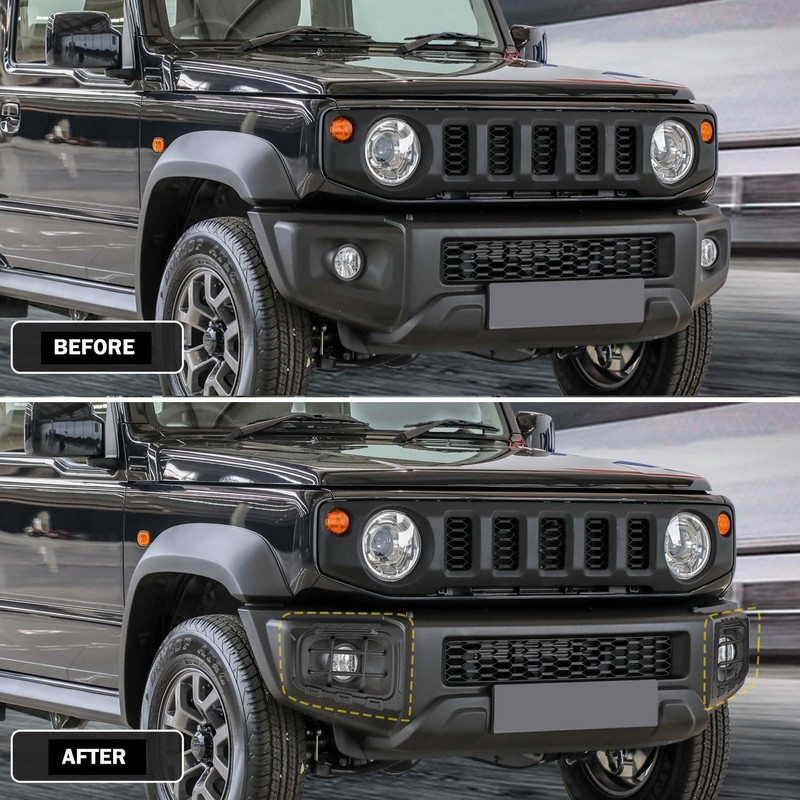 Archaic Front Fog Light Protector for Suzuki Jimny Sierra JB74