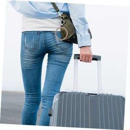 NAMOARLY 1Pc bracelet keychain bracelet key holder bangle key ring wristlet key chain Wearable Keychain bracelet key ring Rhinestone Bangle Keychain rhinestones Accessories women's charm