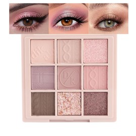 CAKAILA- Multicolor la paleta de sombras de ojos tiene una variedad de colores brillantes para que elijas, puedes mezclar y combinar colores...       