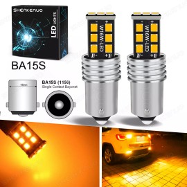 SHENKENUO 1156 7506 LED Bulbs Amber Yellow Turn Signal Light for Toyota 4Runner 2006-2013