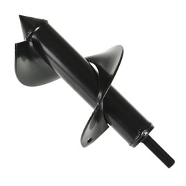 ACTIVLIFE for Auger Drill Bit 3 in. x 7 in.Black Garden Plant Flower Bulb Rapid Planter Spiral