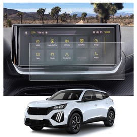 CDEFG Kompatibel mit Peugeot 208 E-208 2008 E-2008 2023 2024 Facelift Navigation Schutzfolie 10 Zoll 4H Kratzfest GPS Displayschutzfolie Navi Folie 208 E-208 2008 Zubehör