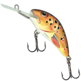 Salmo Hornet Wobbler, Salmo Colours: Trout, Length / Weight / Running Behavior / Diving Depth: 4 cm / 4 g / Sinking / 2.0 - 2.5 m