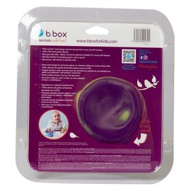 b.box Bowl and Spoon Feeding Set with Easy Grip Handles, Non-Slip Base (Passion Splash)