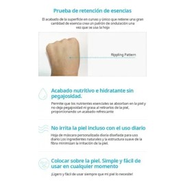 Mascarilla Diaria Coreana Atomy con Ácido Hialurónico y Colágeno 10 Piezas
