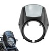 Motorcycle Front Headlight Fairing Cowl with Smoke Windshield Deflector Windscreen