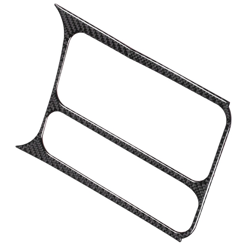 Carbon Fiber Water Cup Holder Panel Cover Front Coffee Bottle