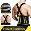CFR Back Brace with Suspender Straps for Heavy Lifting -