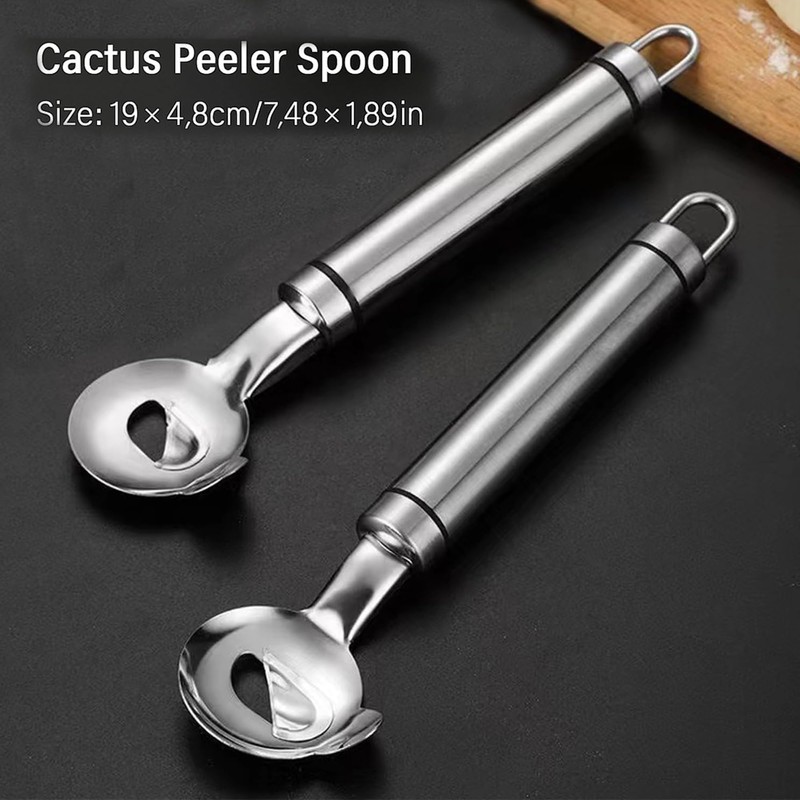 Cactus Peeler Tool, 3 Pack Stainless Steel Pelador de Nopales,