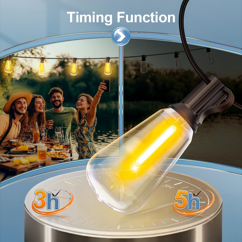 Outdoor String Led Patio Lights - 100Ft 30M Outside Waterproof