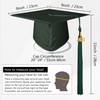 GraduationMall Matte Graduation Gown Cap Tassel Set 2021 for High