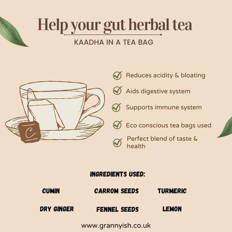 Help Your Gut Herbal Tea- Helps reduce bloating, better digestion