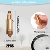 JINXIAN 2pcs Basin Pop Up Clack Slotted Plug Bolt Assembly