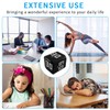 Qumox Digital Cube Timer, Rechargeable Flip Timer with Gravity Sensor