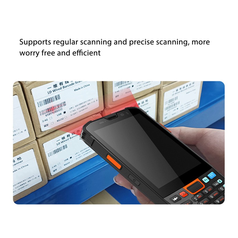Handheld Data Terminal 4G WiFi Bluetooth 1D 2D Barcode Scanner