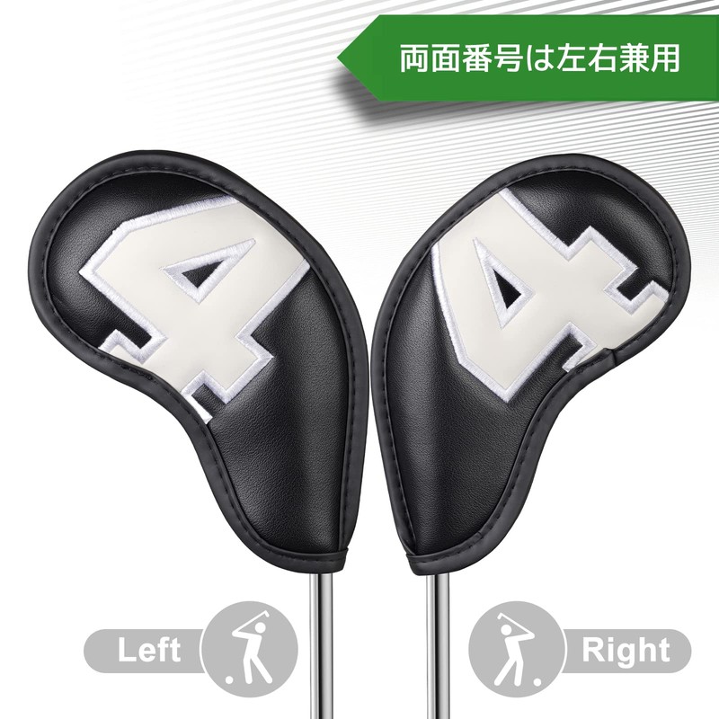 Golf Iron Cover Magnet Wedge Cover Club Head Cover Set