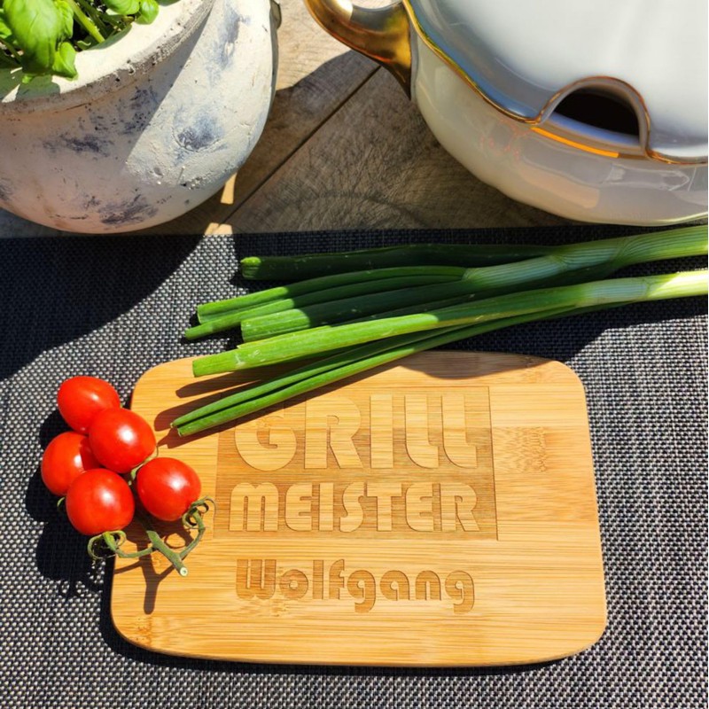 Chopping Board with Name - Wooden Board with Engraving -
