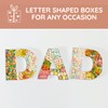 Soul & Lane Fillable Cardboard Letter Box for Charcuterie and