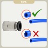 Bwintech 10 Pcs 8mm Tubing OD x 1/4" Female BSP