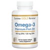 California Gold Nutrition Omega-3 Premium Fish Oil, 100 Fish Gelatin