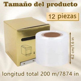 12 Rollo De Papel Osmótico Desechable Para Tatuajes De Cejas