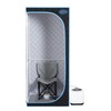 67" Portable Sauna Box with Chair, Personal Sauna Tent 2.2L