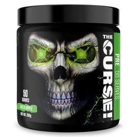 JNX Sports The Curse Green Apple Pre-Workout Powder, 50 Servings