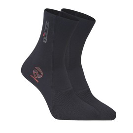 ZCCO Premium Neoprene Socks, 1.5 mm/3 mm Water Socks for Diving, Snorkelling, Beach, Surfing, Swimming, Sailing, 1.5mm - Black
