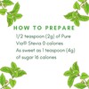 Pure Via Stevia Leaf Zero Calories Sweetener 250g - Natural,
