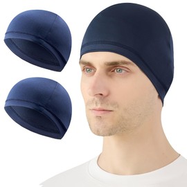 LUYING Inner Quick Dry Thin Helmet Inner Cap Set, Cycling, Road Bike, 3 Cycles, Sweat Absorbent, Skull Cap, Helmet, Inner Quick Drying, Sweat Absorbent, Cold Feeling, For Work In Sites, Artisans