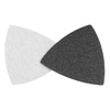 sourcing map Triangular Sandpaper Hook and Loop Triangle Sanding Pad