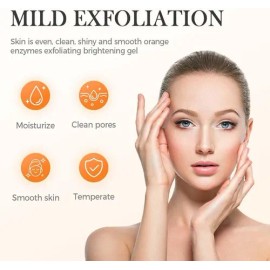 Gel Exfoliante Natural De Naranja, Gel Exfoliante Suave