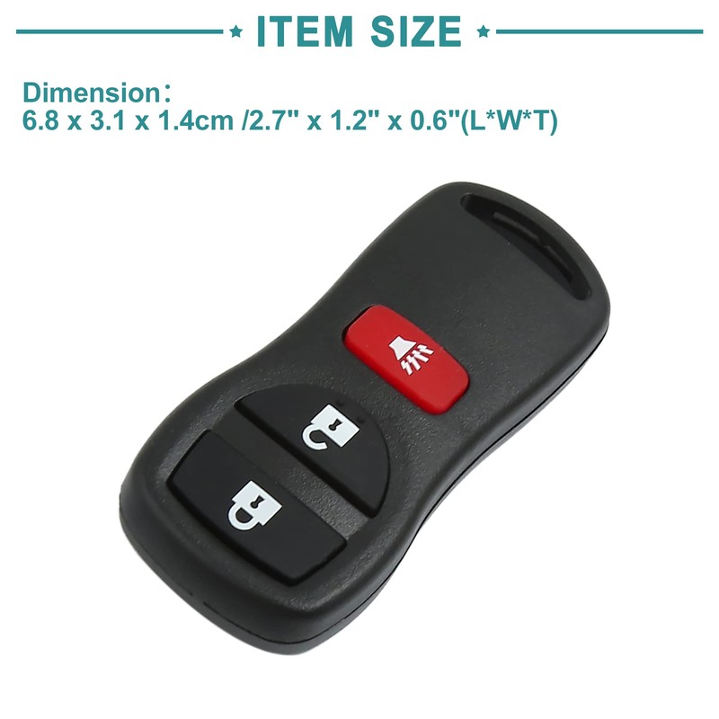 ACROPIX Keyless Entry Remote Key Fob Fit for Nissan Frontier