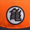 Gorra Plana Goku Naranja y Azul Marino con Logo Estampado