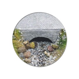 Juweela 28289 Water Passage Stream Bridge River Bridge Medium Brick Grey Pack of 3 Gauge H0 1:87