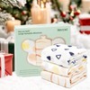 HECCEI Muslin Swaddle Blankets - 3 Pack Baby Muslin Blanket