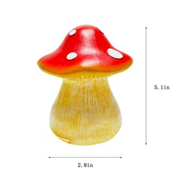 MaoYaMao Hide a Key Outside,Mushroom Spare Key Hider Garden Mushroom Decor for Outdoor Garden Statue or Yard Mushroom Gifts