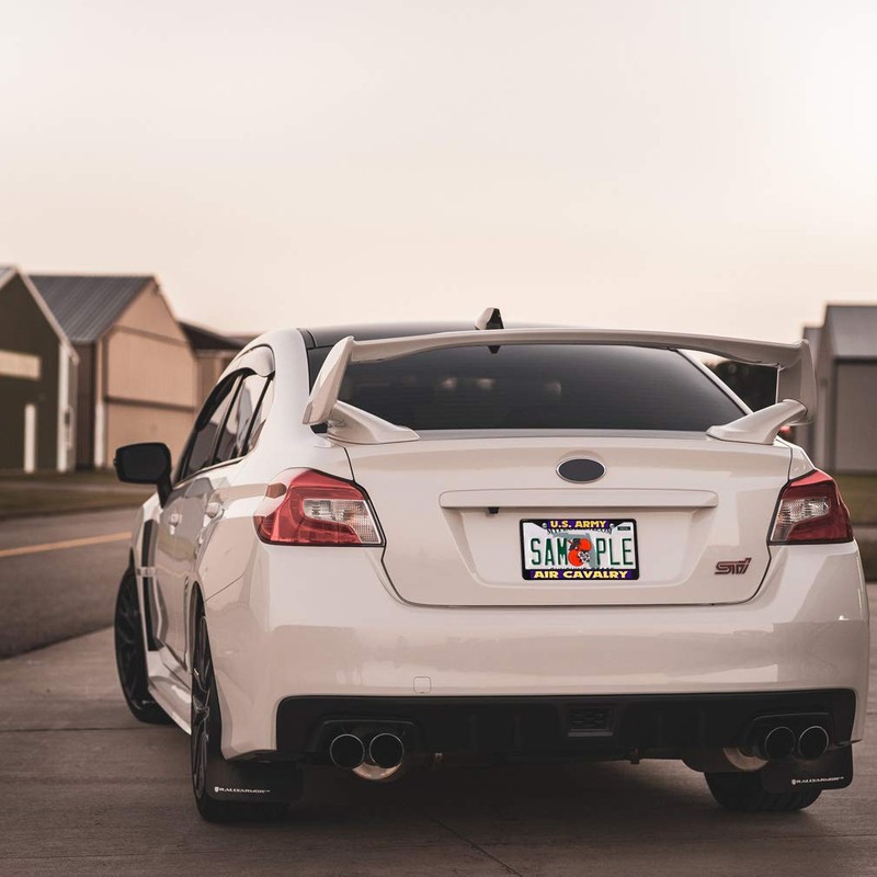 Fastasticdeals Metal Insert License Plate Frame U.S. Army Air Cavalry