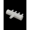 sourcing map Plastic 4 Way Aquarium Oxygen Pipe Hose Tube
