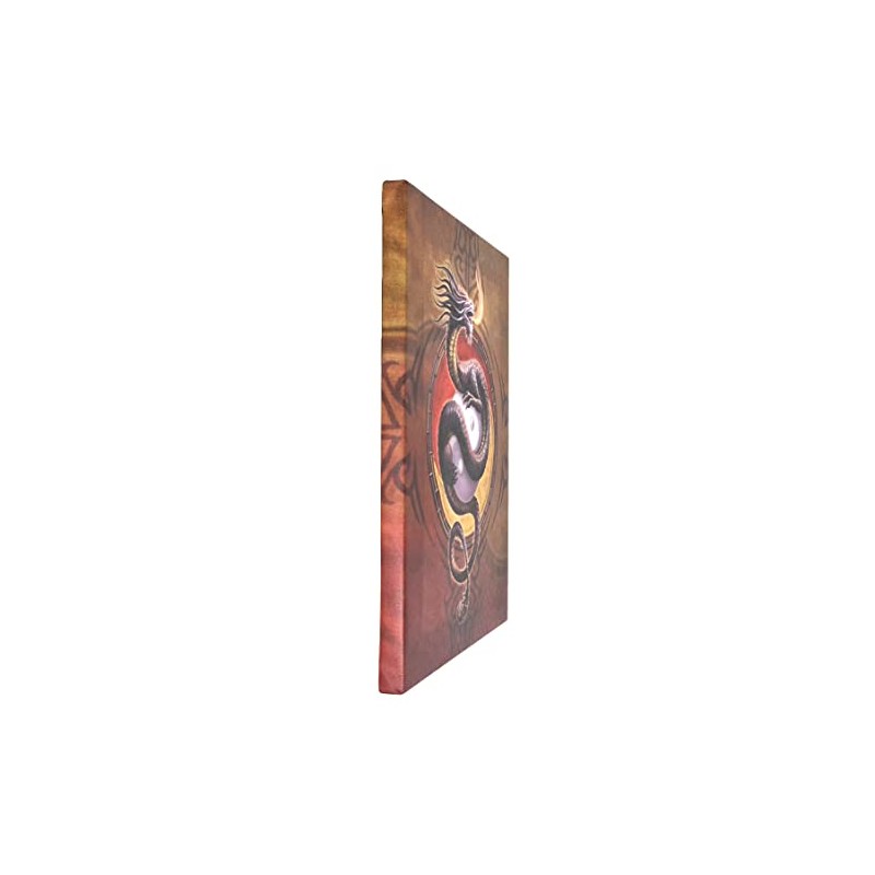Fantastic Anne Stokes Design Yin Yang Protector Canvas/Wall Plaque