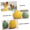 Zerodeko 2pcs Ceramic Ear Figurines for Home Office Decoration Cute
