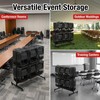 Heavy Duty Folding Chair Cart & Table Cart with Locking
