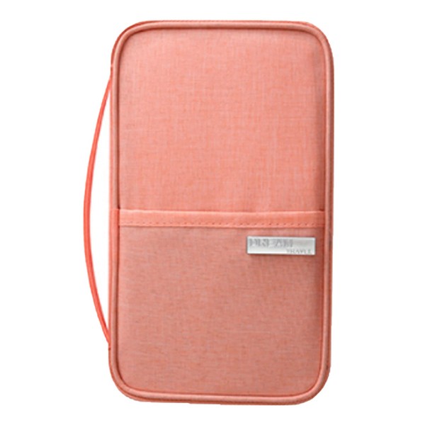 DIAFELIZ Medicine Notebook Case Mother and Child Notebook Case Passport Case Apricot Pink Small Size