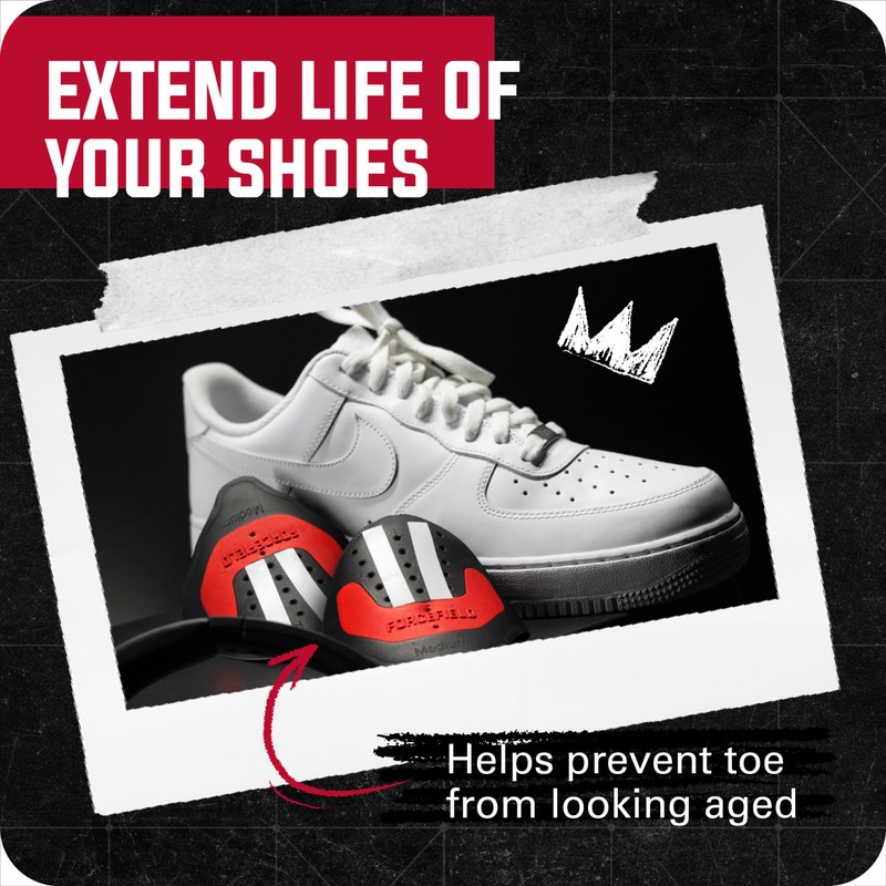 Forcefield Crease Preventer Elite for Sneakers, Prevents Toe Box Creasing
