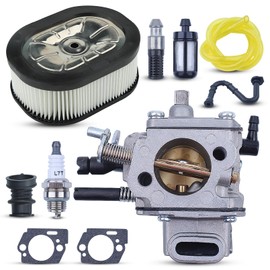 MS660 Carburetor for Stihl MS660 MS640 MS650 066 064 065 Chainsaws with Gaskets Air Fuel Filter Intake Manifold Oil Pipe Spark Plug Fuel Line Replace 1122 120 0623